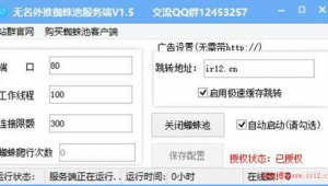无名外推蜘蛛池服务端